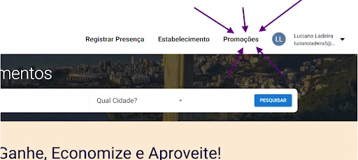 Acesse suas promoções