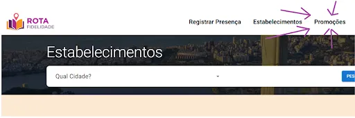 Acesse as promoções