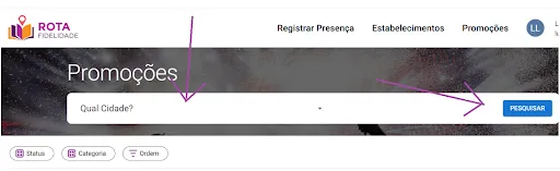 Busque pela sua cidade