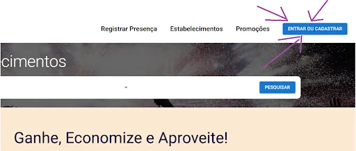Acesse o site do Rota Fidelidade