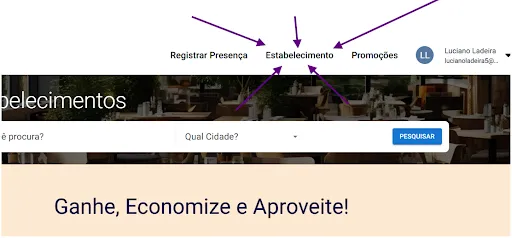 Acesse a área de edição