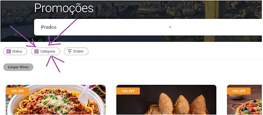 Filtre por categoria