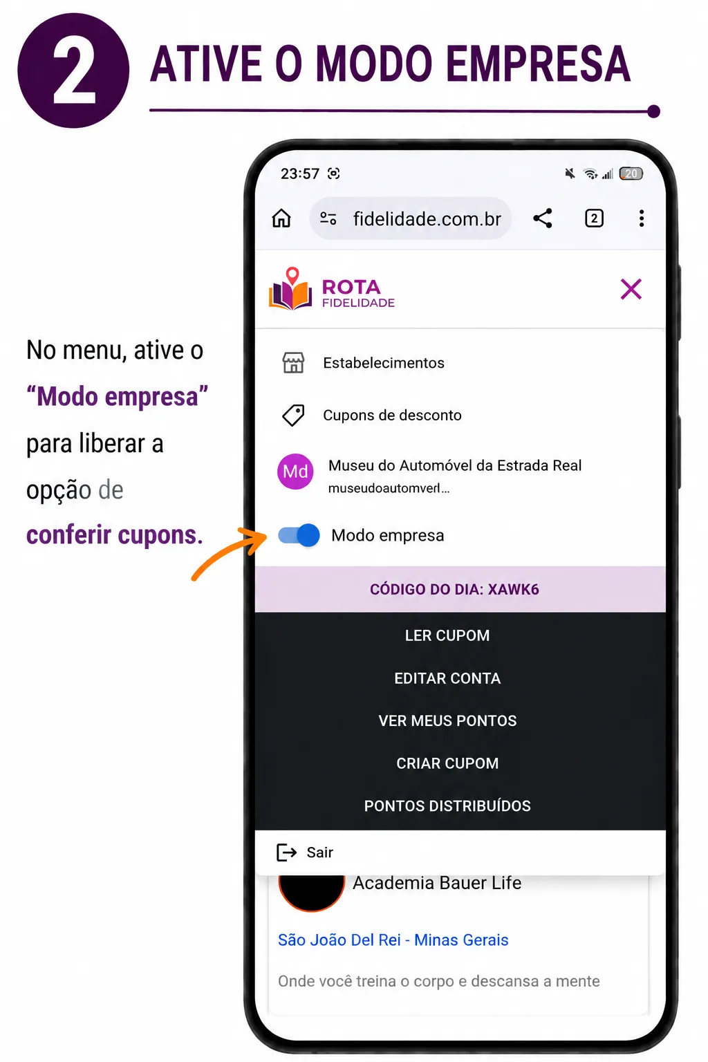 Ative o Modo Empresa